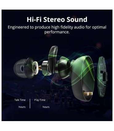 V.Silencer Ture Wireless Earbuds Black/Red