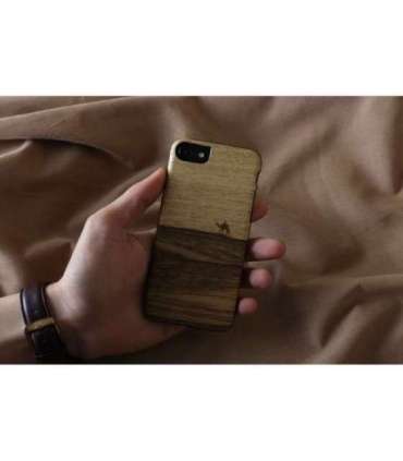 MAN&WOOD case for iPhone 7/8 terra black