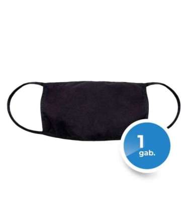 Textile two-layer reusable mask