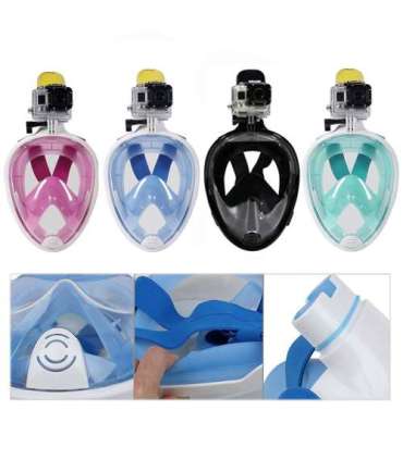 Free Breath Snorkeling Mask M2068G L/XL pink