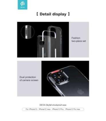 Devia Skyfall shockproof case iPhone 12 Pro Max white
