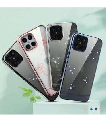 Devia Crystal Flora case iPhone 12 mini black