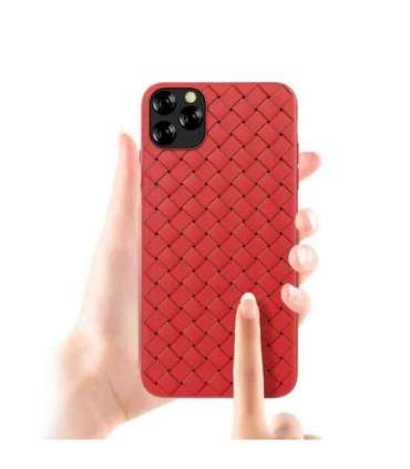 Devia Woven Pattern Design Soft Case iPhone 11 Pro red