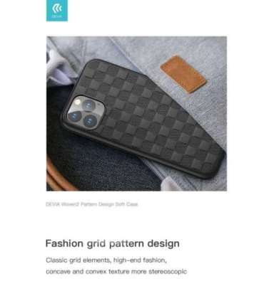 Devia Woven2 Pattern Design Soft Case iPhone 11 Pro black
