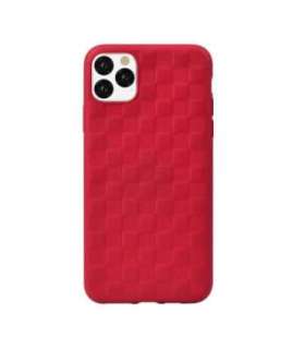 Devia Woven2 Pattern Design Soft Case iPhone 11 Pro red