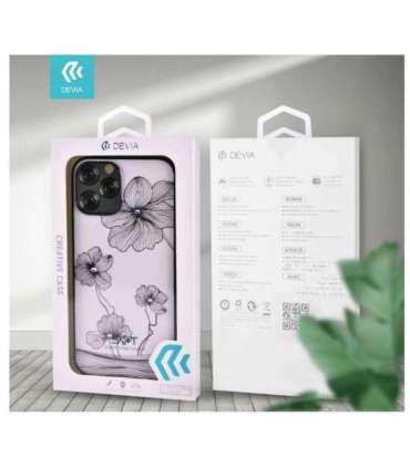 Devia Crystal Flora case iPhone 12 Pro Max blue