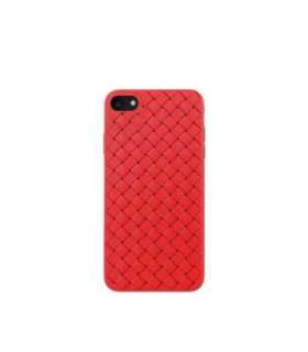 Devia Woven Pattern Design Soft Case iPhone SE2 red