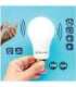 Tellur WiFi Smart Bulb E27, 10W White/Warm, Dimmer