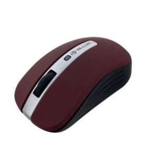 Tellur Basic Wireless Mouse, LED Dark Red