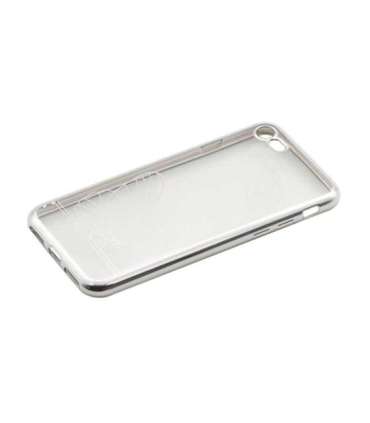 Tellur Cover Silicone for iPhone 7 Butterfly silver