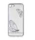 Tellur Cover Silicone for iPhone 7 Butterfly silver