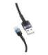Tellur Data cable USB to Lightning LED, Nylon Braided, 1.2m black