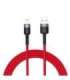 Tellur Data Cable USB to Lightning with LED Light 3A 1.2m Red