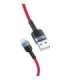 Tellur Data Cable USB to Lightning with LED Light 3A 1.2m Red