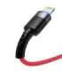 Tellur Data Cable USB to Lightning with LED Light 3A 1.2m Red
