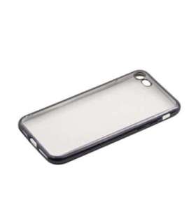 Tellur Cover Silicone for iPhone 7 black edges