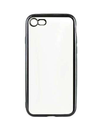 Tellur Cover Silicone for iPhone 7 black edges