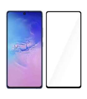 Tellur Tempered Glass 3D Case Friendly Full Glue for Samsung S10 Lite black