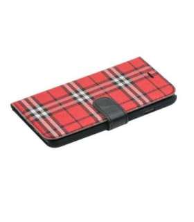 Tellur Book case Bimaterial for iPhone 7 black/red