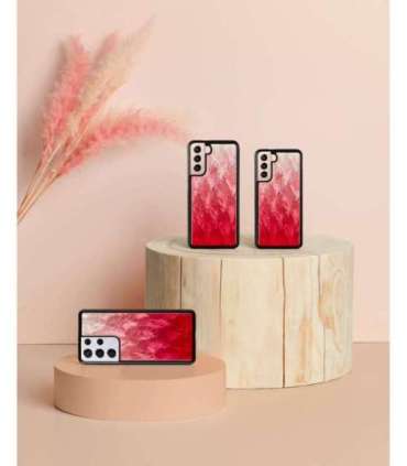 iKins case for Samsung Galaxy S21+ pink lake black