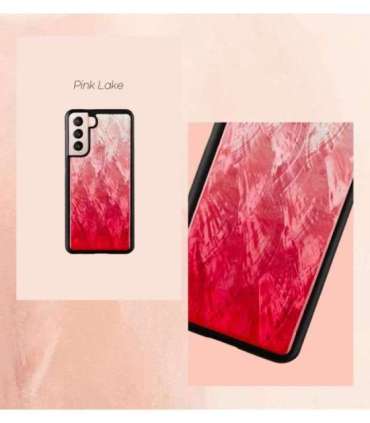 iKins case for Samsung Galaxy S21 Ultra pink lake black