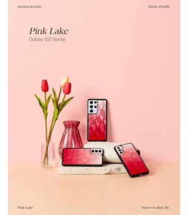 iKins case for Samsung Galaxy S21 Ultra pink lake black