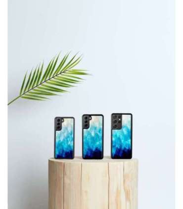 iKins case for Samsung Galaxy S21 blue lake black