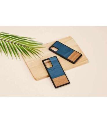 MAN&WOOD case for Galaxy Note 20 denim black