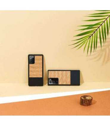 MAN&WOOD case for Galaxy Note 20 herringbone nero black
