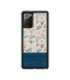 MAN&WOOD case for Galaxy Note 20 blue flower black