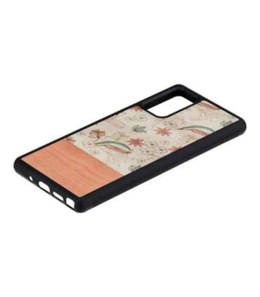 MAN&WOOD case for Galaxy Note 20 pink flower black