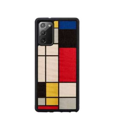 MAN&WOOD case for Galaxy Note 20 mondrian wood black