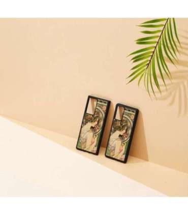 MAN&WOOD case for Galaxy Note 20 primrose black