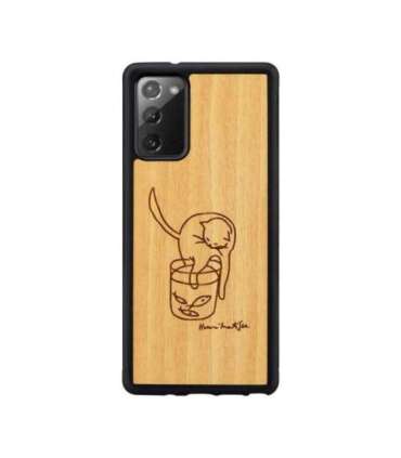 MAN&WOOD case for Galaxy Note 20 cat with fish