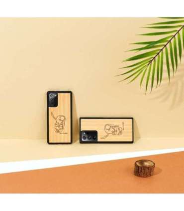 MAN&WOOD case for Galaxy Note 20 cat with fish