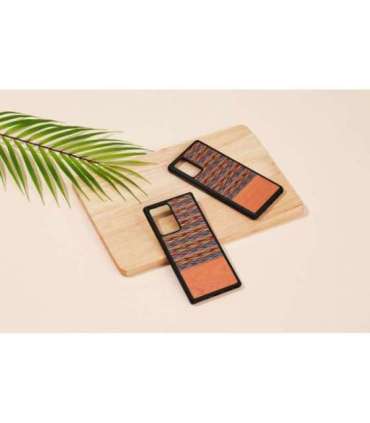 MAN&WOOD case for Galaxy Note 20 Ultra browny check black