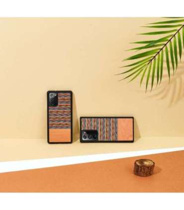 MAN&WOOD case for Galaxy Note 20 Ultra browny check black