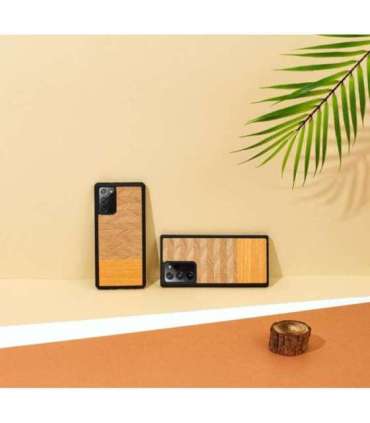 MAN&WOOD case for Galaxy Note 20 Ultra herringbone arancia black