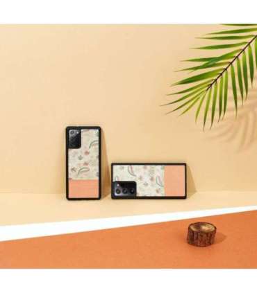 MAN&WOOD case for Galaxy Note 20 Ultra pink flower black