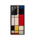 MAN&WOOD case for Galaxy Note 20 Ultra mondrian wood black