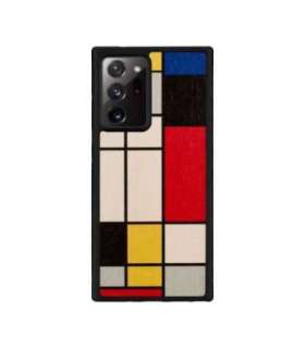 MAN&WOOD case for Galaxy Note 20 Ultra mondrian wood black