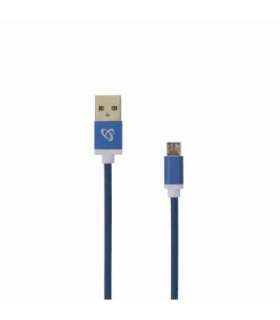Sbox USB-10315BL USB-Micro USB M/M 1.5m blue