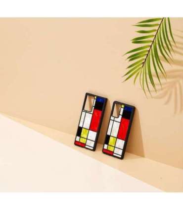 iKins case for Samsung Galaxy Note 20 mondrian black