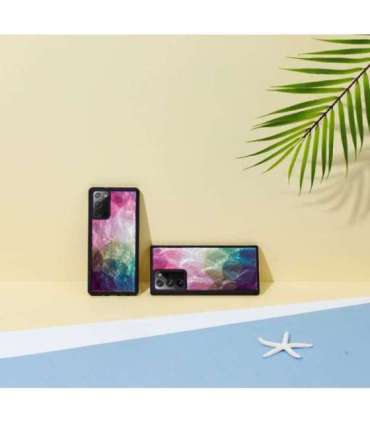 iKins case for Samsung Galaxy Note 20 Ultra water flower black