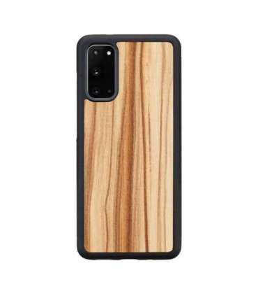 MAN&WOOD case for Galaxy S20 cappuccino black
