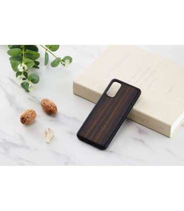 MAN&WOOD case for Galaxy S20 ebony black