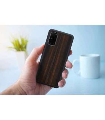 MAN&WOOD case for Galaxy S20 ebony black