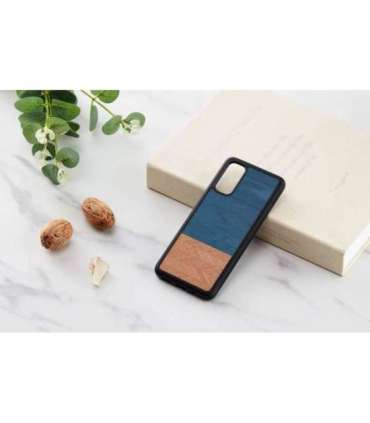 MAN&WOOD case for Galaxy S20 denim black