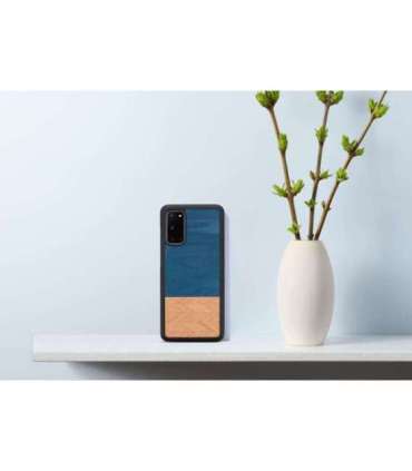 MAN&WOOD case for Galaxy S20 denim black
