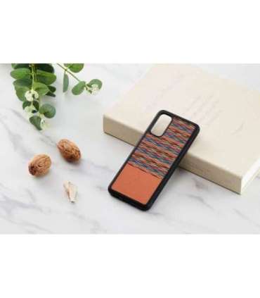 MAN&WOOD case for Galaxy S20 browny check black